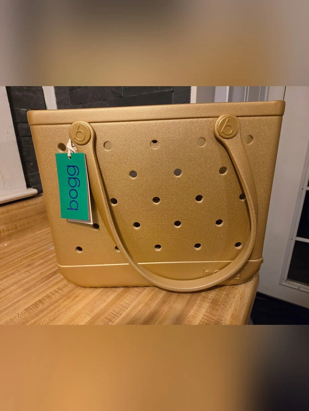 Bogg Bag NWT Limited Edition Gold Metallic Medium Size Tote